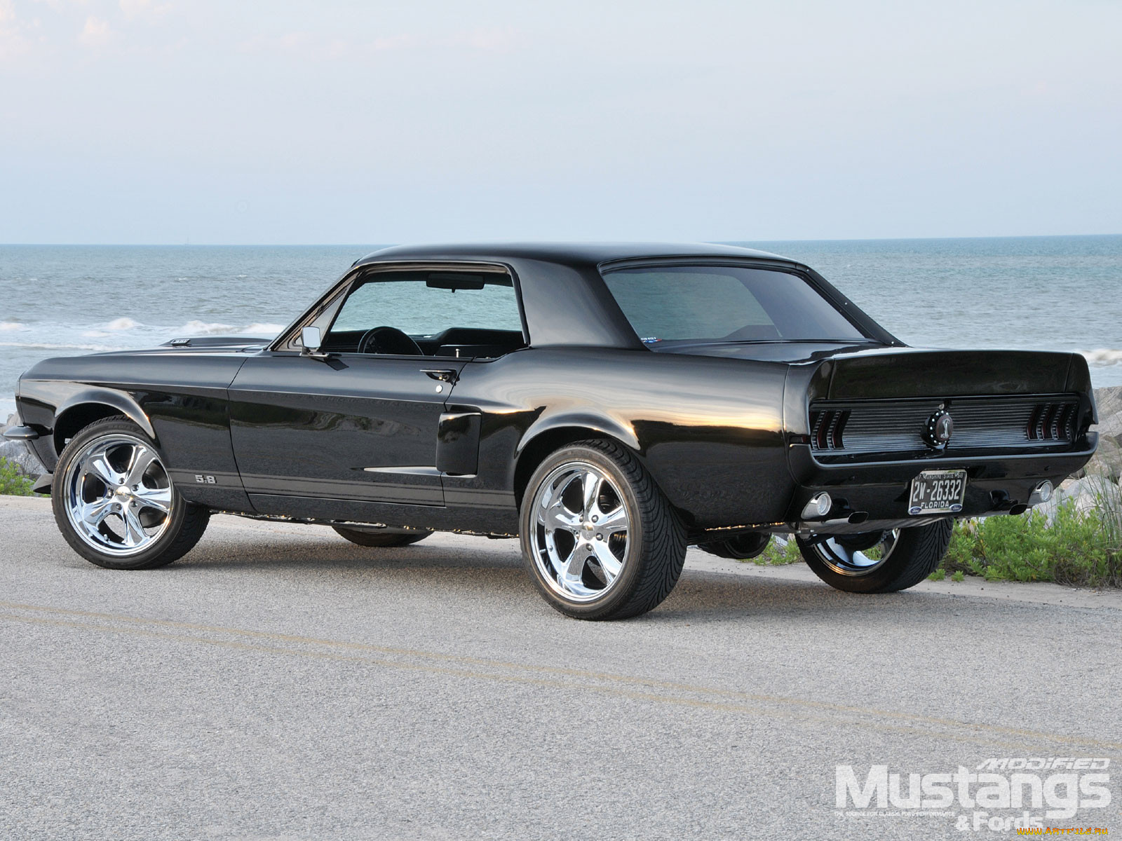 1967, ford, mustang, coupe, 